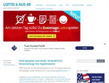 Tablet Screenshot of lotto-6-aus-49.de